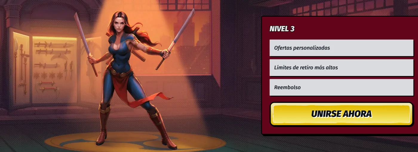 Niveles del programa VIP y recompensas en AllySpin Casino